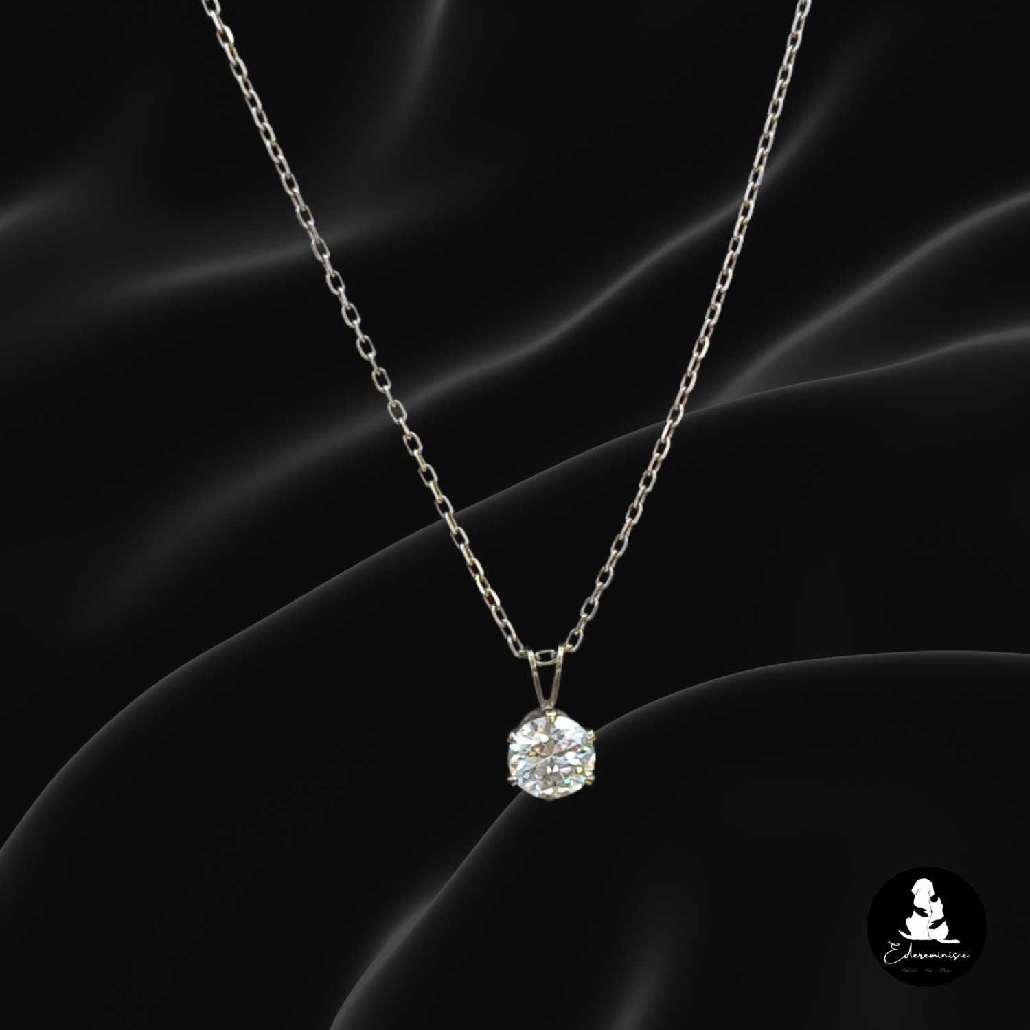 エーデレミニス 1ct SV925 ネックレス